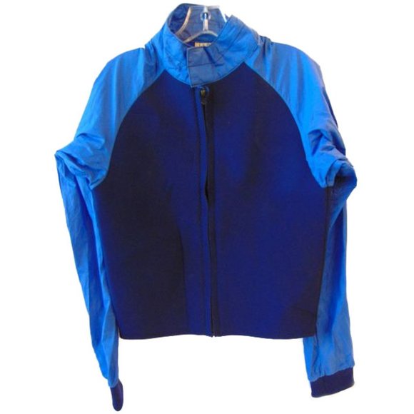 Vtg L.L. Bean Blue Sport Rash Guard Long Sleeve L - Picture 1 of 4